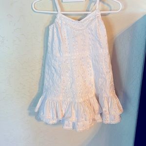 Well Dressed Wolf 3T dress white with lace with bloomers!!